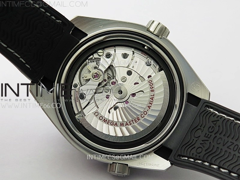 Planet Ocean 600M 43.5mm Black Ceramic Bezel SS VSF 1:1 Best Edition Gray Dial on Black Rubber Strap A8900